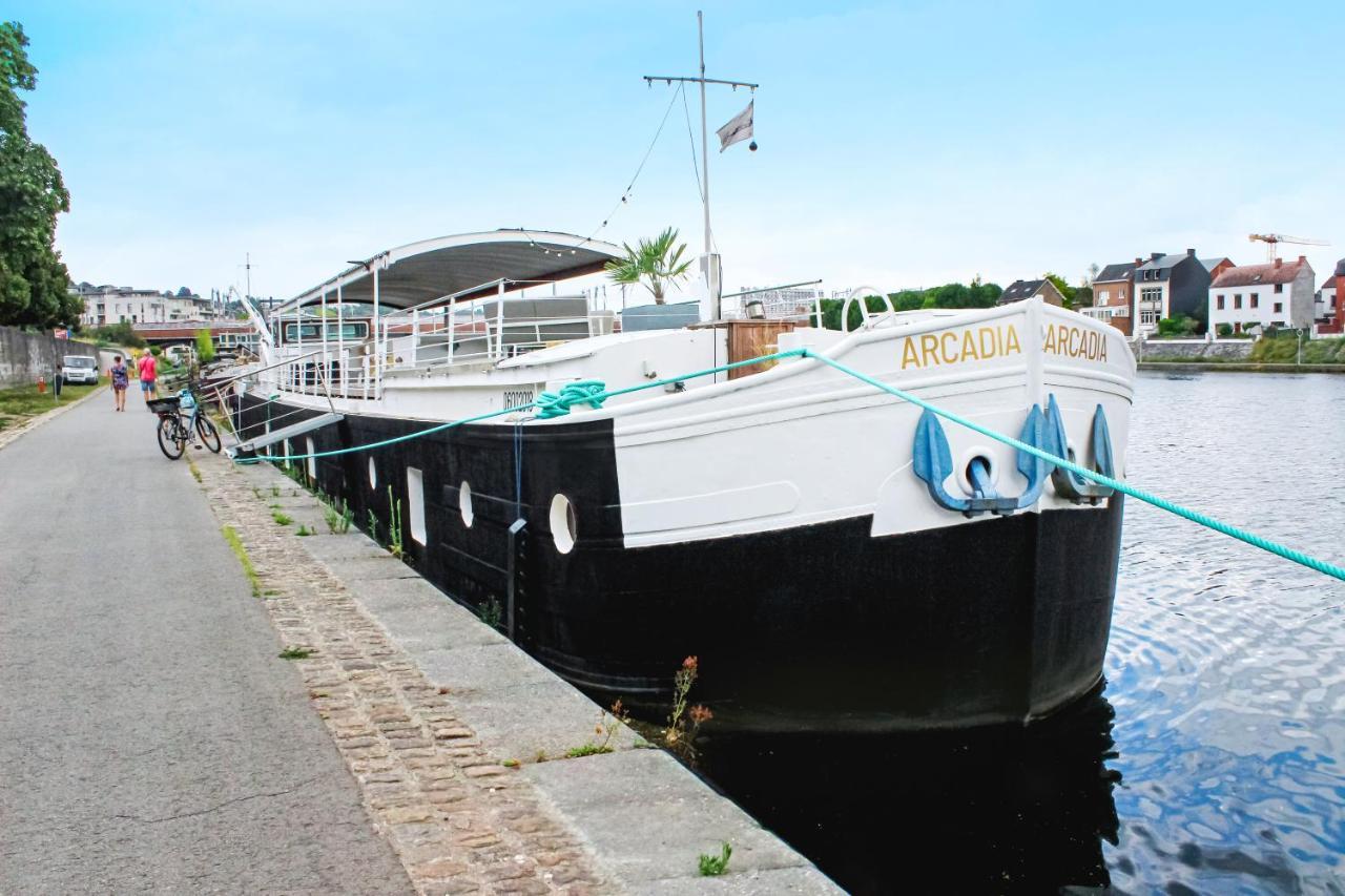 Arcadia - Péniche de Standing à Namur avec vue sur la Citadelle Esterno foto