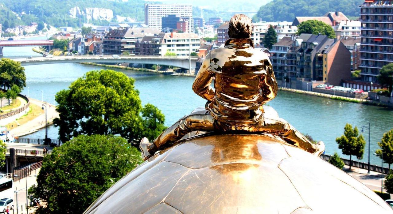 Arcadia - Péniche de Standing à Namur avec vue sur la Citadelle Esterno foto