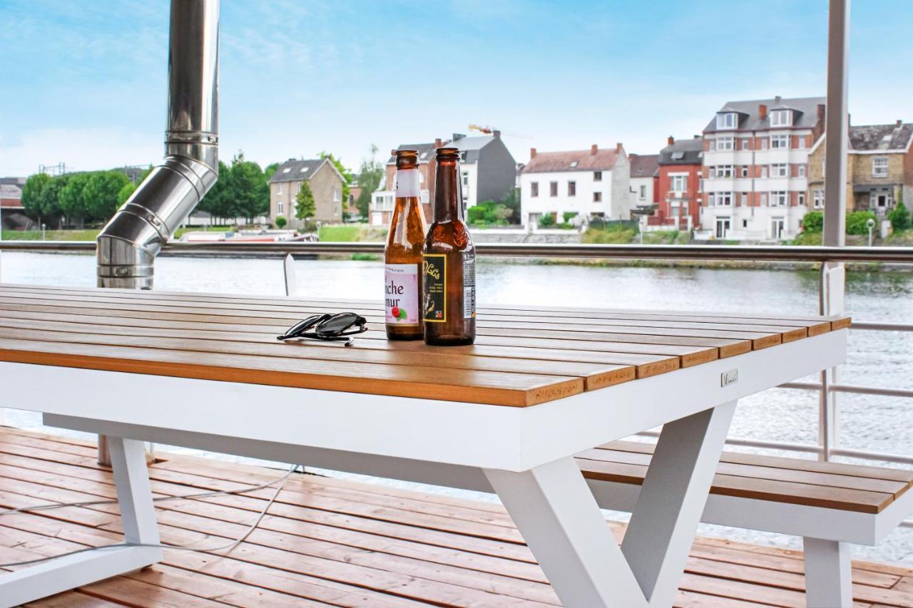 Arcadia - Péniche de Standing à Namur avec vue sur la Citadelle Esterno foto